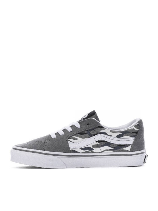 Uy Sk8-low Flame Kids Sneakers Gray