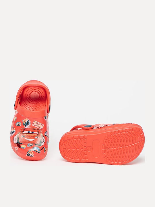 Mcqueen  Clog Παιδικά Σαμπό Θαλάσσης Πορτοκαλί