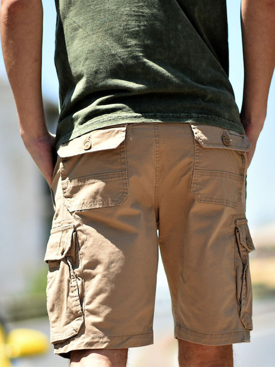 Herrenshorts Cargo Beige