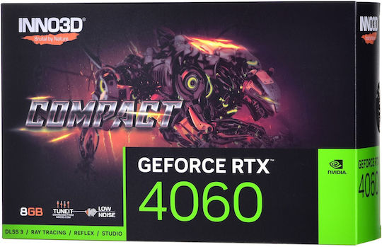 GeForce RTX 4060 8GB GDDR6 Compact Placă Grafică