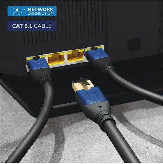 Oehlbach Oehlbach Direct Attach Copper Cat.8.1 Network Cable Ethernet 2m Black