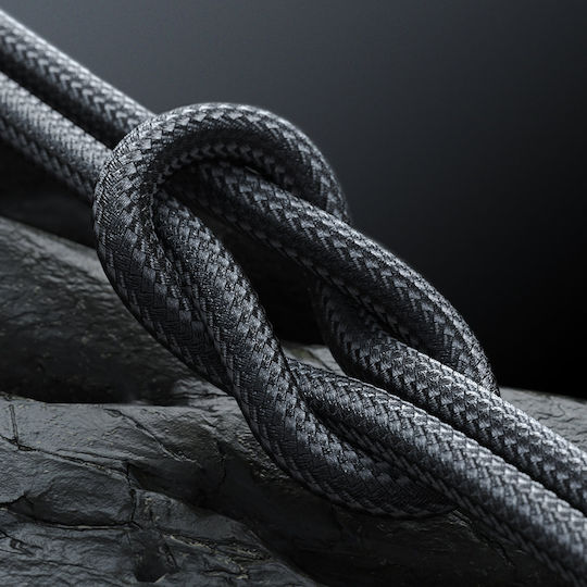 Joyroom S-CL020A16 Braided / LED la Cablu Lightning 20W Negru 1.2m