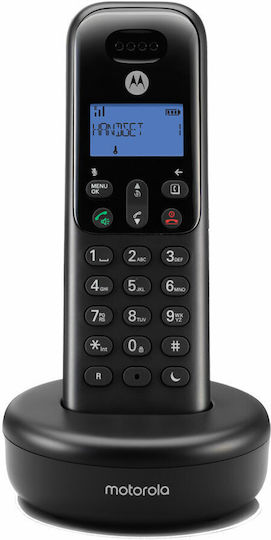 Motorola T501+ Cordless Phone with Greek Menu Black