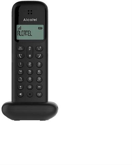 Alcatel D285 Ασύρματο Τηλέφωνο με Ελληνικό Μενού Μαύρο