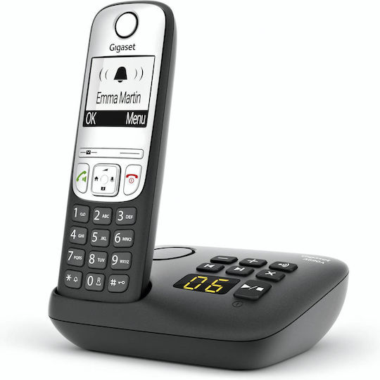 Gigaset A690 A Cordless Phone with Greek Menu Black