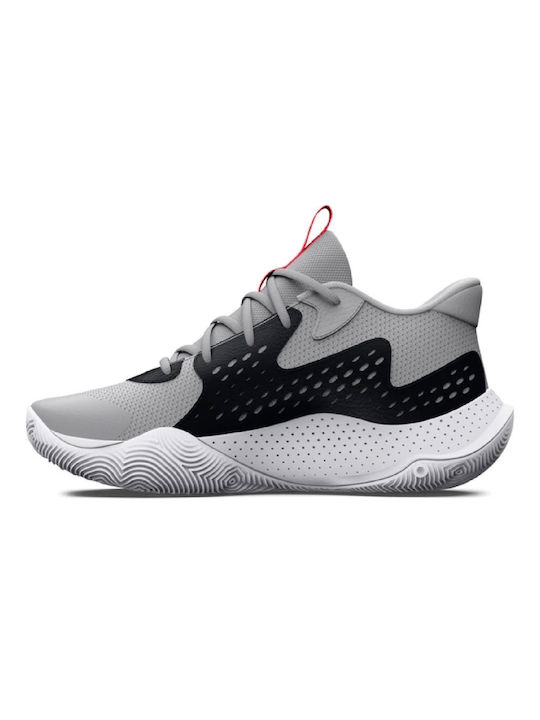 Under Armour Jet Low Basketball Shoes Gray