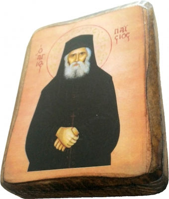 Christening Favor with Religious Icon made of Wood