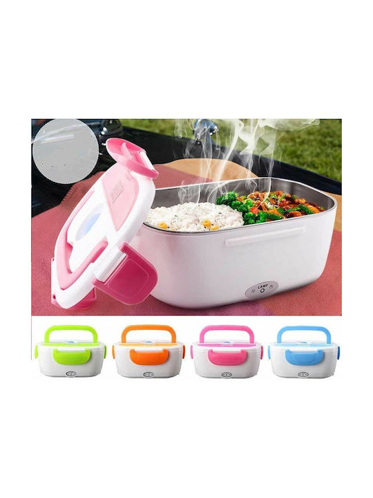 Plastic Electric Lunch Box Pink