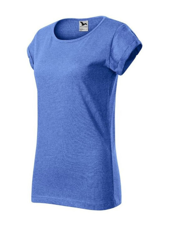 Malfini Werbe-T-Shirt in Blau Farbe