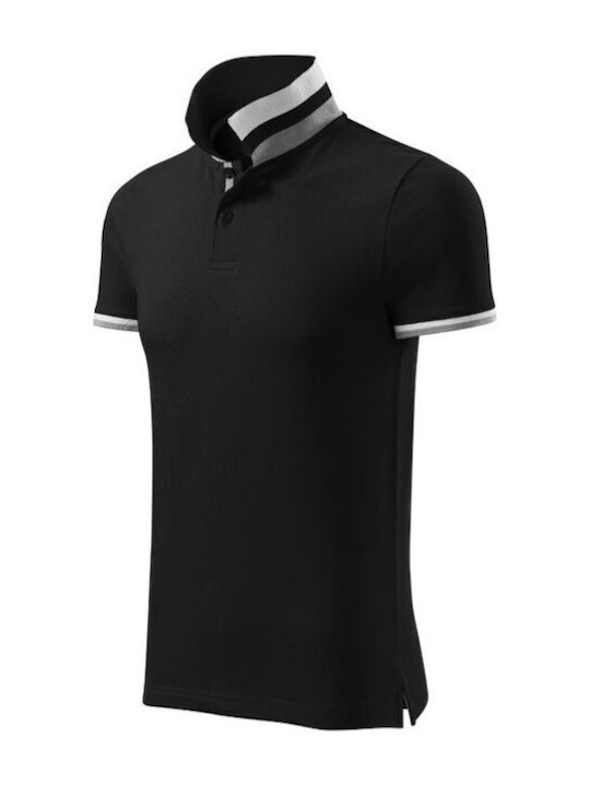 Malfini Men's Short Sleeve Promotional Blouse Black MLI-25601