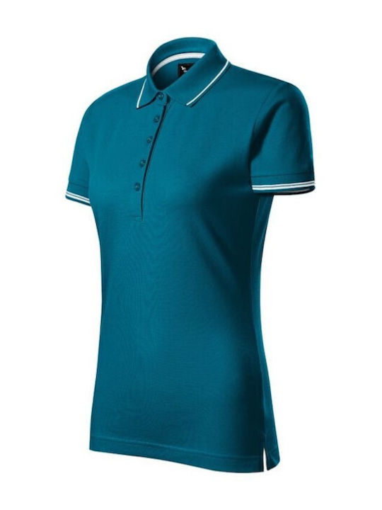 Malfini Men's Short Sleeve Promotional Blouse Blue