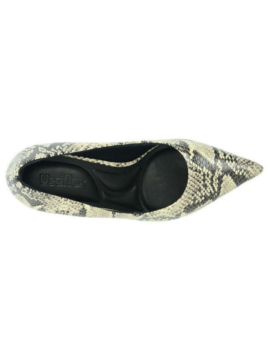 Usaflex Din piele Pantofi cu toc Animal Print