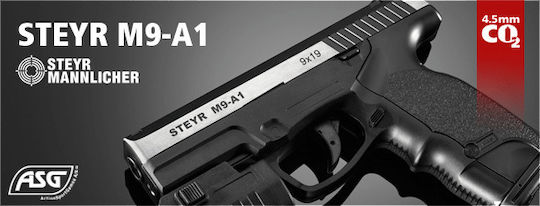Asg CO2 Air Pistol Steyr M9-A1 Dual-tone 4.5mm