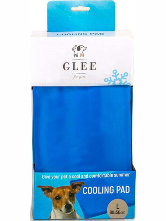 Glee Mattress Dog Rectangle Cooling Blue 50x40cm