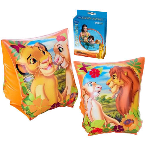 Intex Μπρατσάκια Κολύμβησης από Βινύλιο Lion King 23x15εκ. Πολύχρωμα