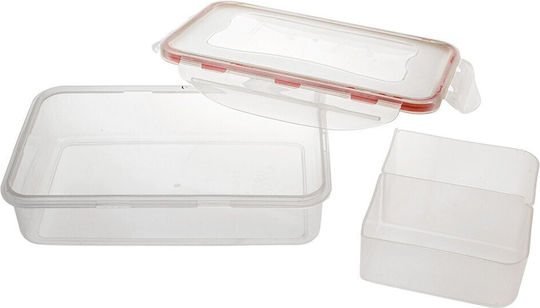 A2S Lunchbox Kunststoff Rot 3Stück