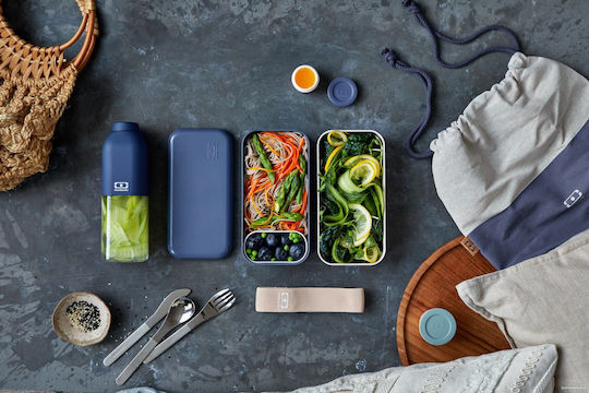 Monbento Δοχείο Φαγητού Πλαστικό Μπλε 1lt