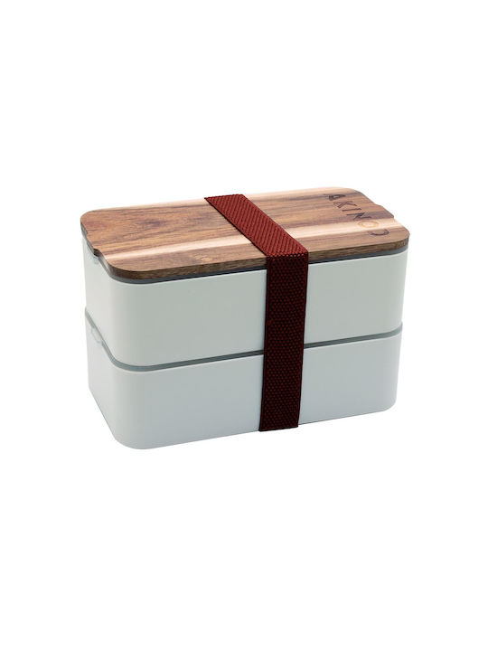 Akinod Lunchbox Kunststoff Rot 700ml 1Stück