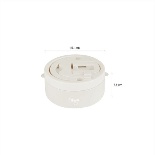 Citron Lunchbox Isolierte Lunchbox Kunststoff Gelb 400ml 1Stück