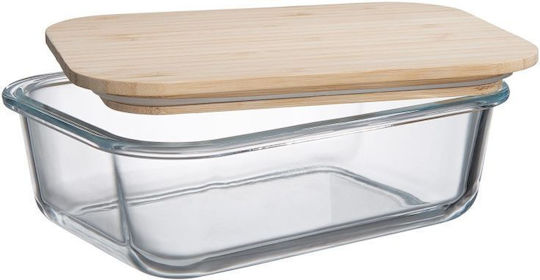 Butlers Bamboo Lunch Box Transparent 1000ml