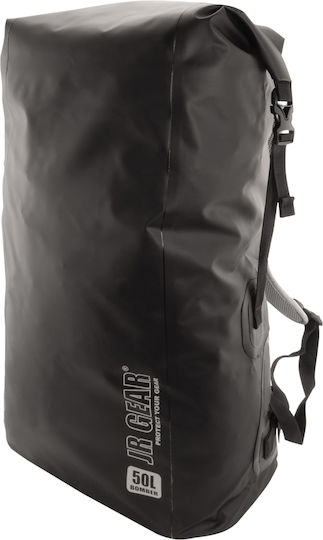 JR Gear Στεγανός Σάκος Πλάτης 50lt Μαύρος