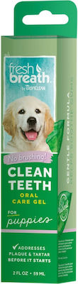 Tropiclean Fresh Breath Puppy Clean Teeth Gel Οδοντικό Gel Σκύλου κατά της Κακοσμίας 59ml