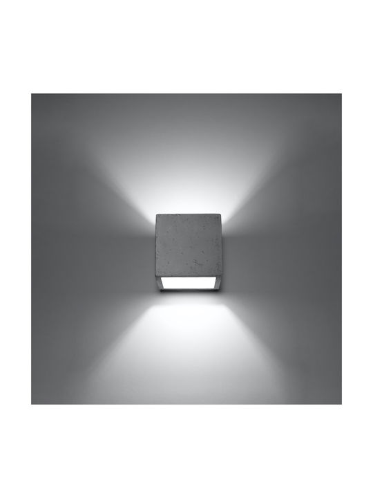 Sollux Quad Modern Lumină de Perete cu Soclu G9 Gri 13x13x13cm