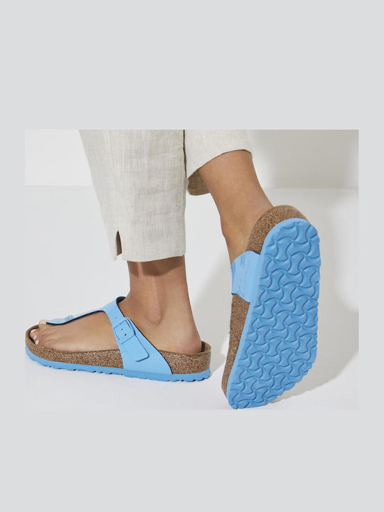 Classic Gizeh Γυναικεία Ανατομικά Σανδάλια Γαλάζιο Regular Fit
