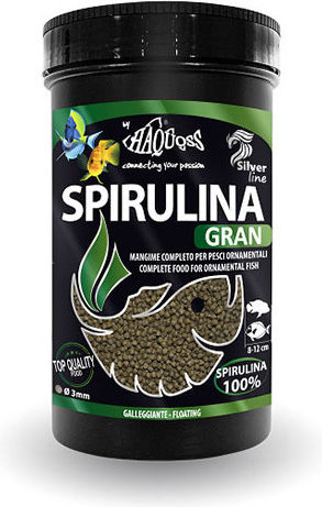 Haquoss Hrana pentru Pestii zebre sub forma de granule cu Spirulina 250ml 115g