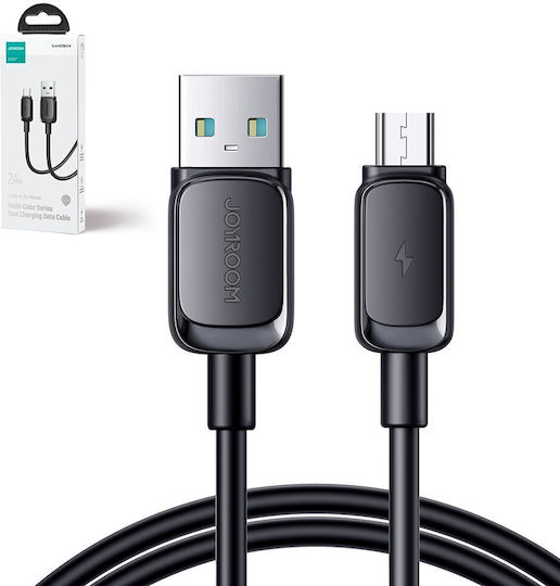 Joyroom S-AM018A14 Regular USB 2.0 spre micro USB Cablu Negru 2m 1buc
