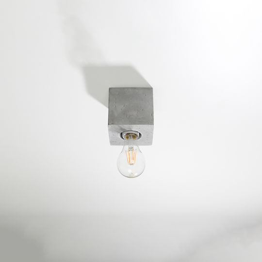 Sollux Deckenleuchte 13cm Gray mit Fassung E27