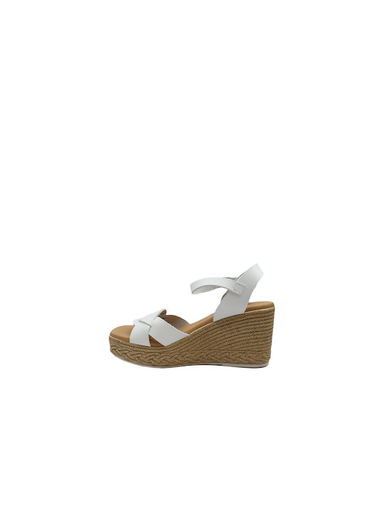 Oh My Sandals Women's Platform Shoes White