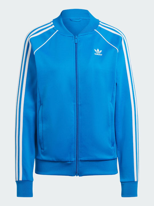 Adicolor Classics Дамска плетена жилетка в Син цвят