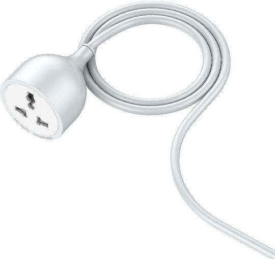 Ldnio 1 Platz mit Kabel 5m Weiß