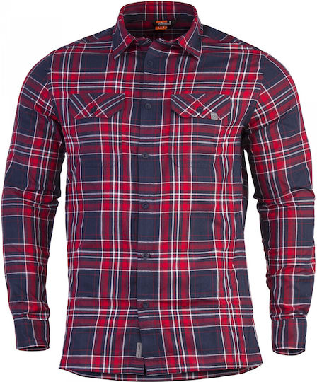 Pentagon Drifter Flannel Hunting Shirt Red