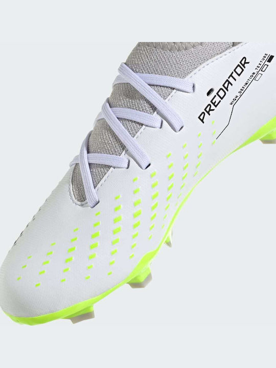 Accuracy.3 Kids Molded Soccer Shoes with Sock White