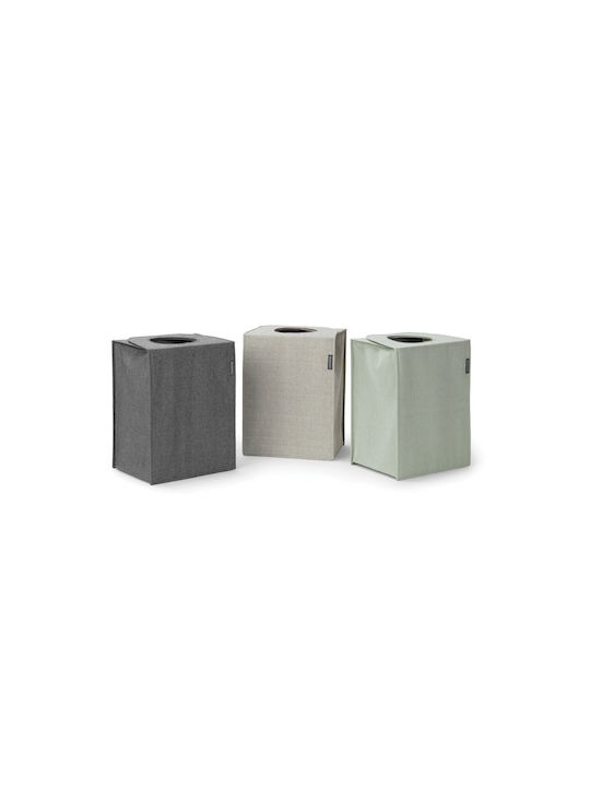 Brabantia Fabric Laundry Basket 35lt with Cap 37x32x44.5cm Gray