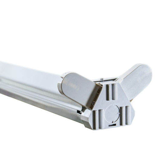Aca Lighting Batten Delta Double-Ended with 2 Slots for LED Lamps T8 62.5cm