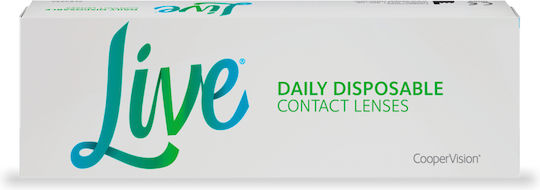 Cooper Vision Live Daily 30 Daily Contact Lenses Silicone Hydrogel with UV Protection
