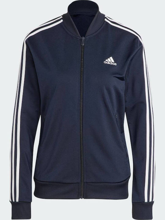Essentials 3-Stripes Jogginganzug Marineblau