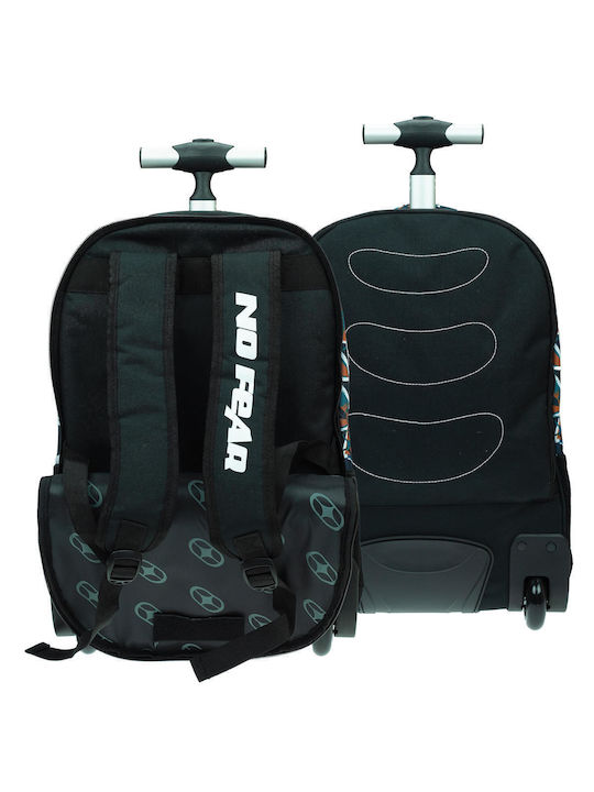 Back Me Up Jaguar School Bag Trolley Elementary, Elementary White with Water Bottle Holder 30Liters