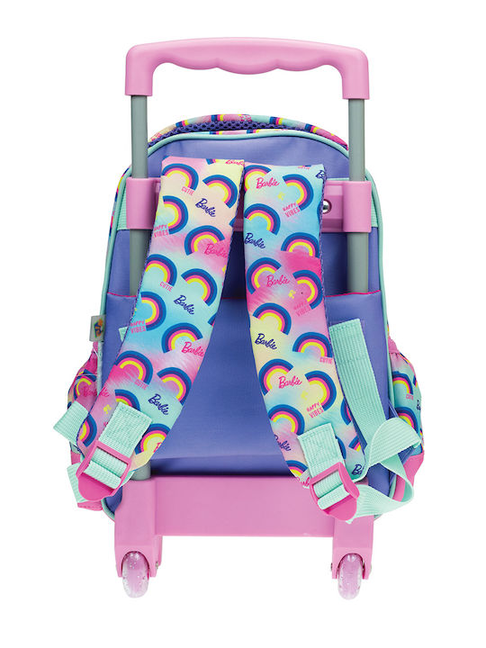 Gim Barbie Cutie Reveal School Bag Trolley Kindergarten Pink With Water Bottle Holder 12 Litre 2023