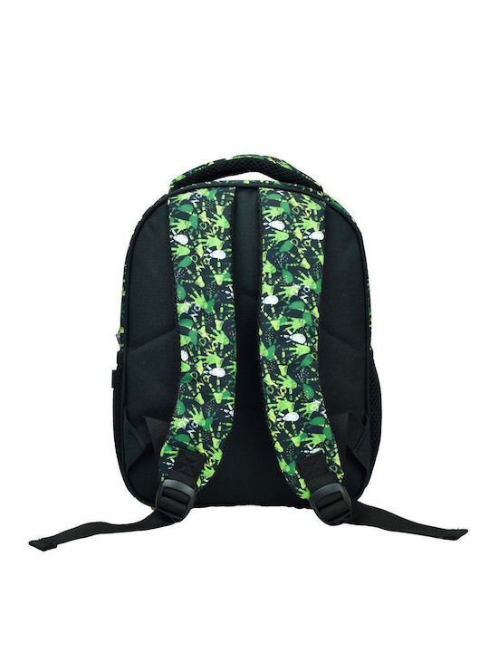 Back Me Up School Bag Backpack Kindergarten Green with Water Bottle Holder 12Liters