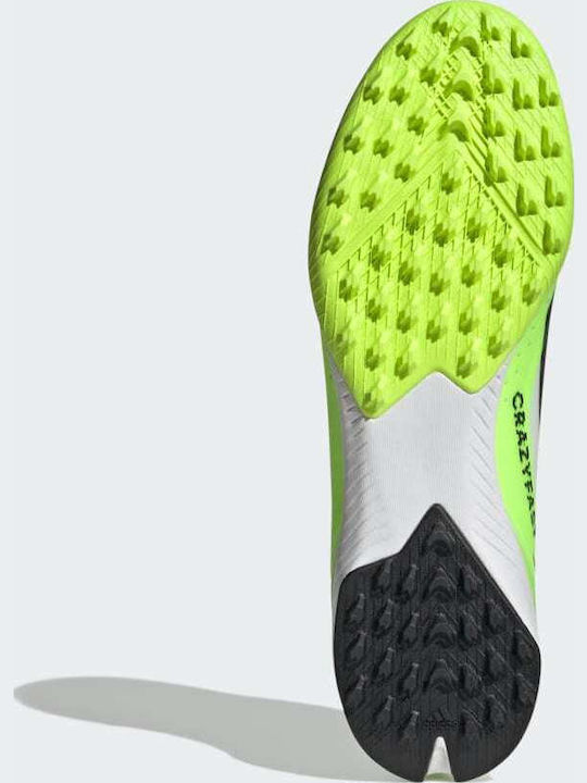 adidas X Crazyfast.3 Футболни Обувки с Гумена Подметка Cloud White / Core Black / Lucid Lemon