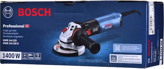 Bosch GWS 14-125 Ъглошлайф 125мм Електрически 1400W