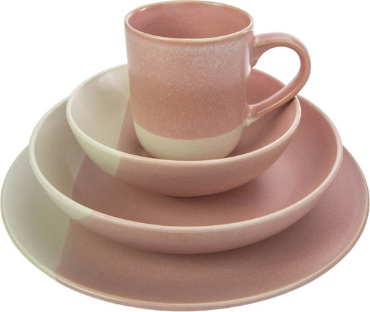 Viosarp Ceramic Salad Bowl Pink 16.5x16.5cm