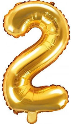 Balloon Foil Jumbo Number Gold 102cm