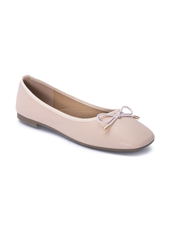 Voi & Noi Damen Ballerinas in Rosa Farbe