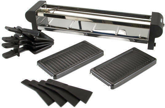 Boska Holland Maxi 220V Tabletop Electric Grill Raclette Ribbed Plate 600W 50.5cmx11cmcm