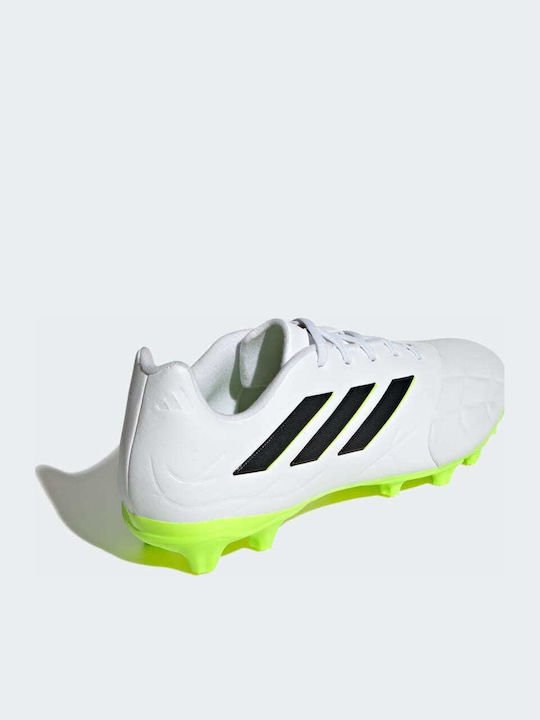 adidas Copa Pure.3 Football Shoes with Cleats Cloud White / Core Black / Lucid Lemon